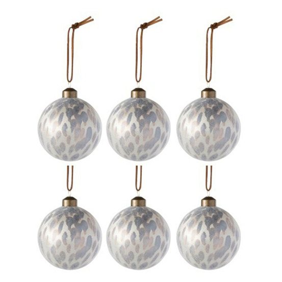Lot de 6 boules de noël