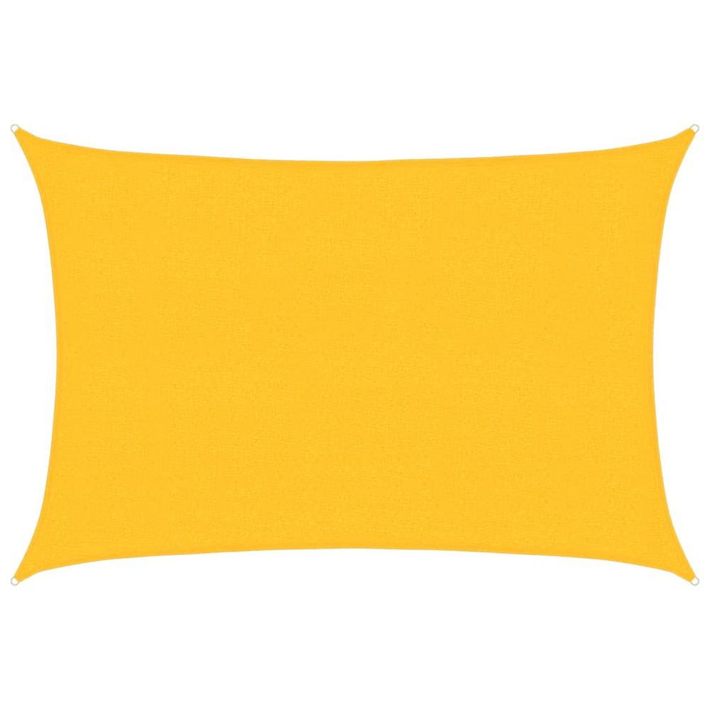 Voile d'ombrage 160 g/m² jaune 2,5x4 m pehd