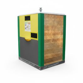 4m3 Conteneur aérien d'apport volontaire 4m3 kinshofer acier roméo | Truffaut