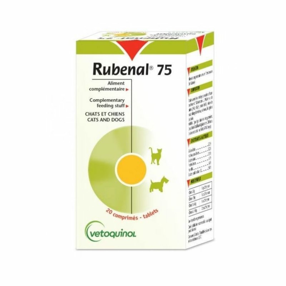 Rubenal 75 mg - vetoquinol 60 comprimés