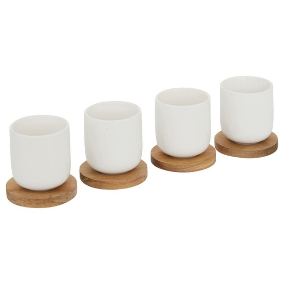 Tasse elegante blanc l25xp7xh17cm