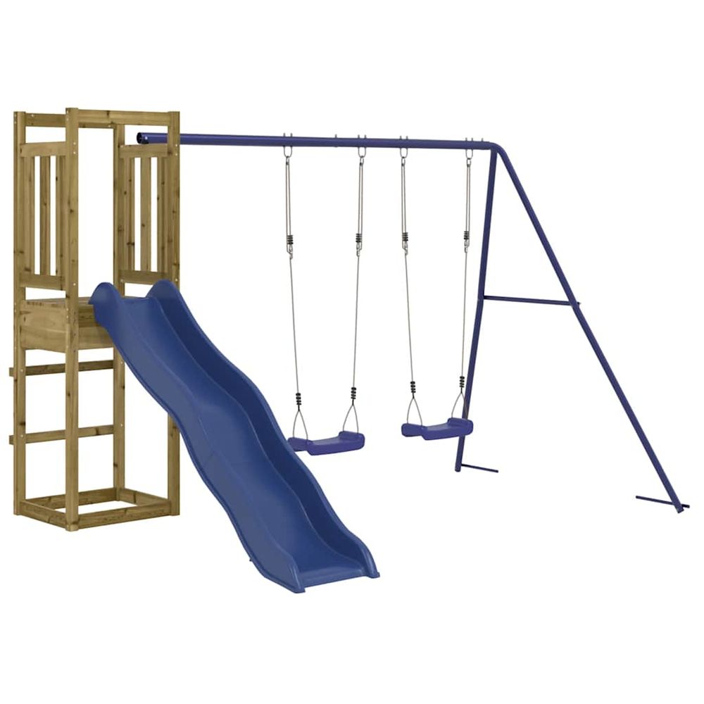 Aire de jeux d'extérieur bois de pin imprégné