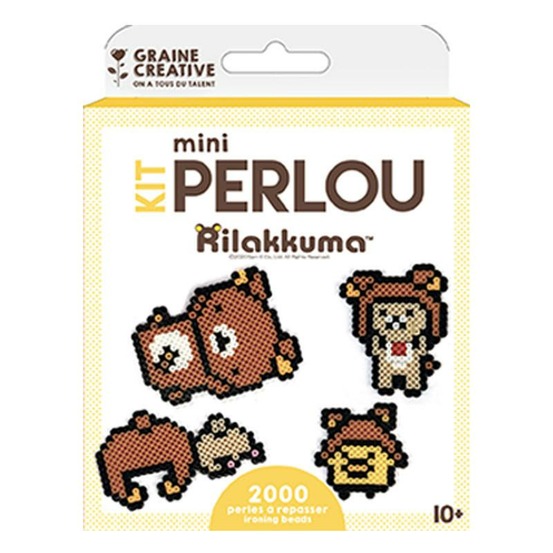 Coffret perles à repasser - rilakkuma