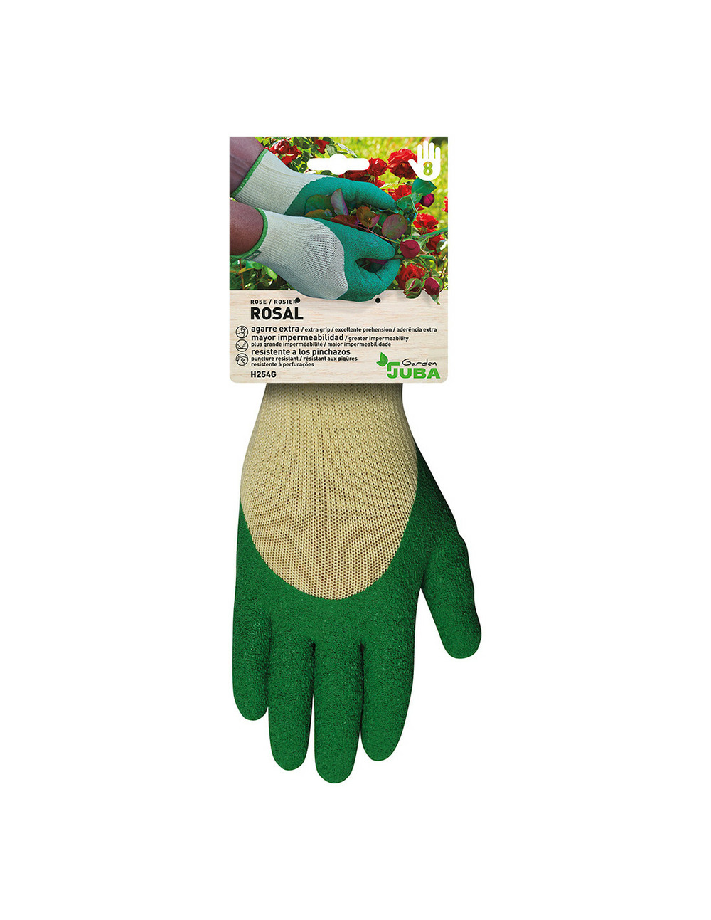 Gant jardinage juba taille 9 adhérence et protection en latex - juba