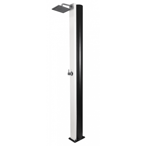 Douche de piscine solaire square blanche 40l