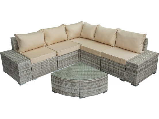 Salon de jardin en résine tressée