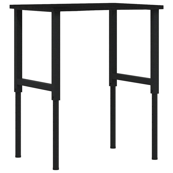 Établi marron foncé 80x60x(71,5-98) cm bois de chêne massif