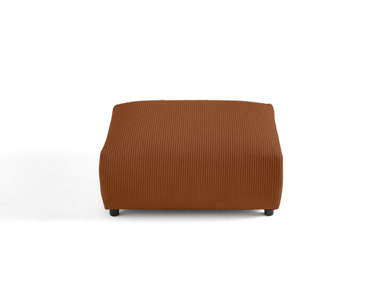 Garance - pouf modulable - en velours côtelé