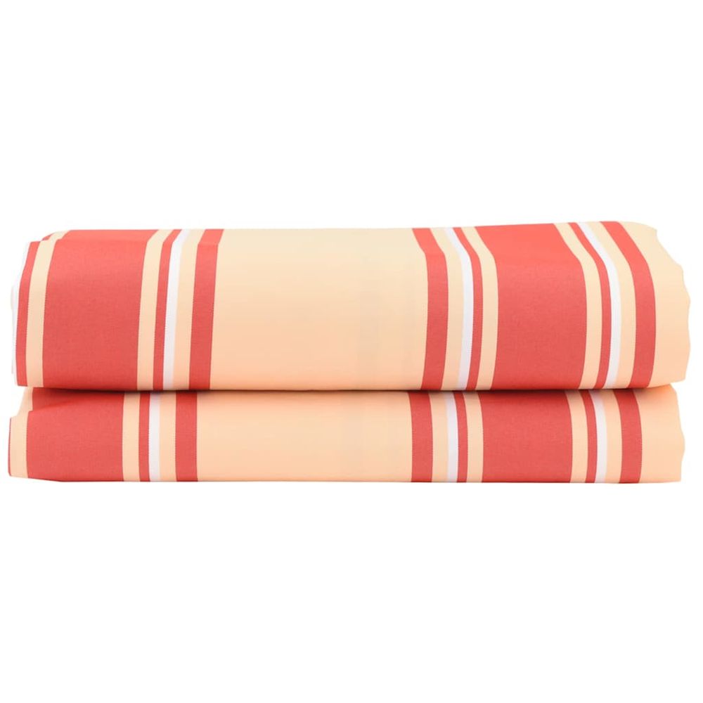 Toile de rechange pour auvent jaune et orange 1000 x 160 cm