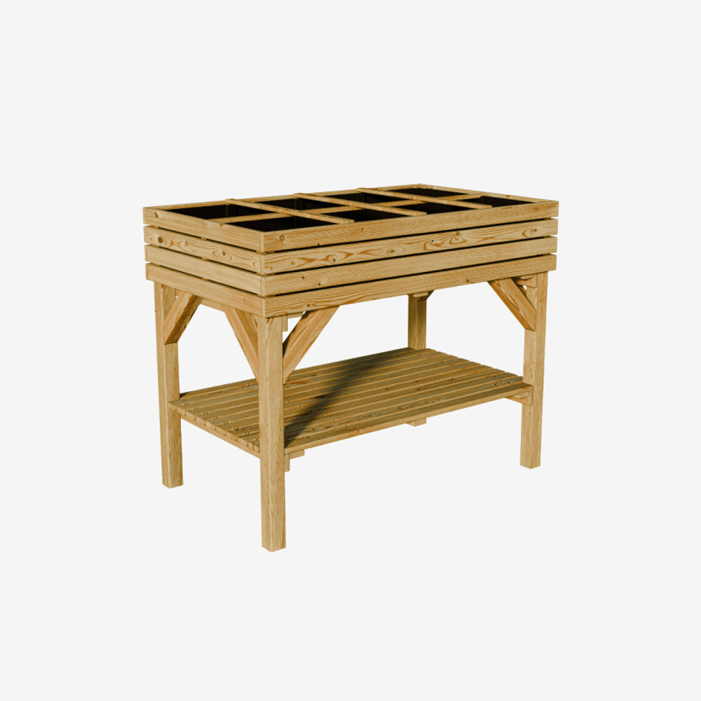 CarrÃ© potager KÃB 100 l L100xl60xH80cm