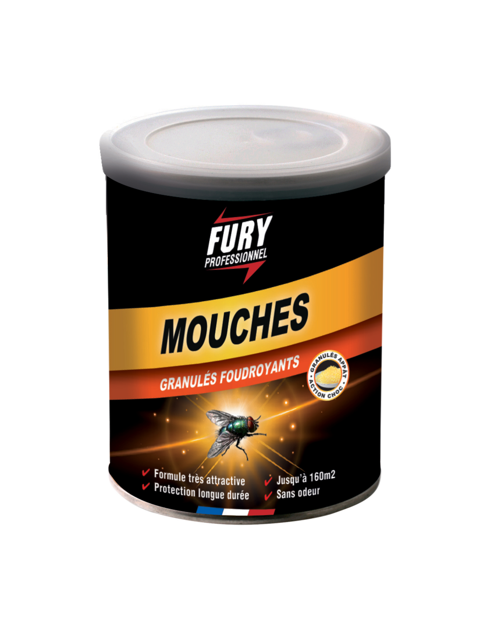 Fury granules anti-mouches foudroyant 400g - fury