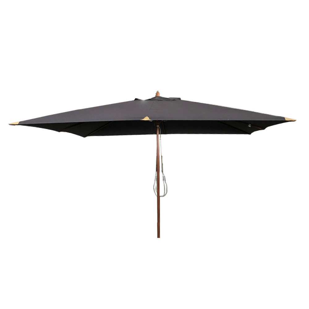 Parasol droit gris 4x3 m pegasia