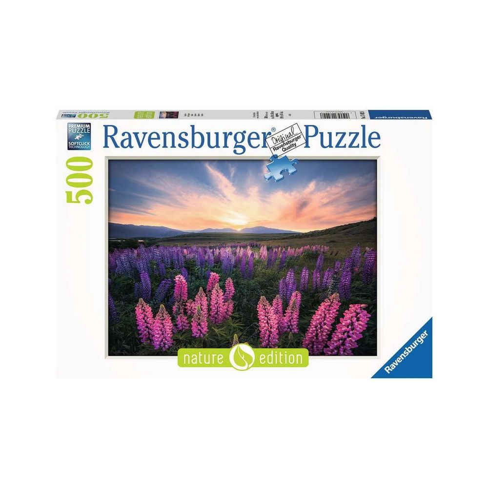 Puzzle adulte les lupins - nature edition - puzzle 500 pcs