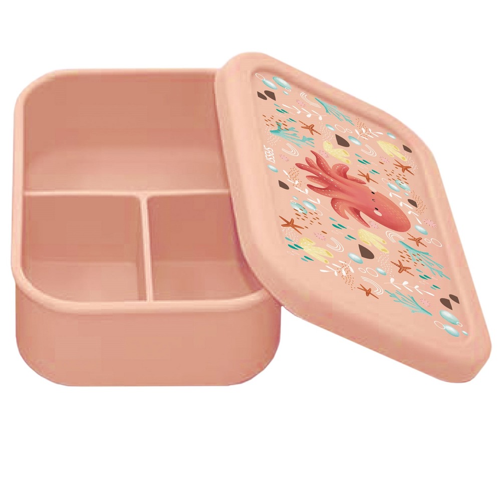Boîte à lunch en silicone slurpy la pieuvre