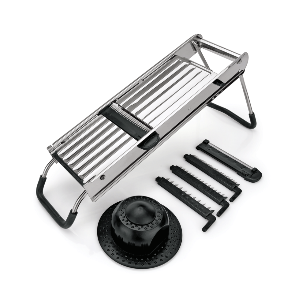 Mandoline en acier inoxydable/plastique l 360 mm l 125 mm - was germany