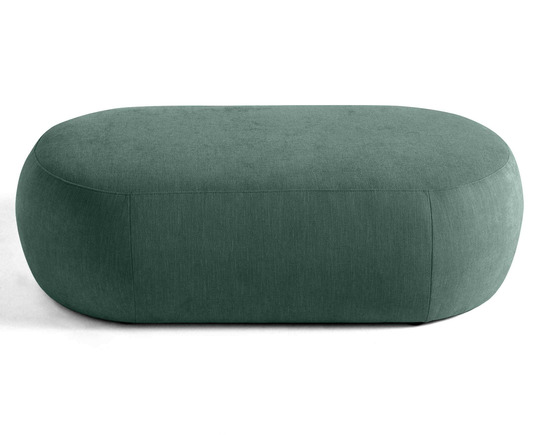 Santorini - pouf modulable - en tissu texturé