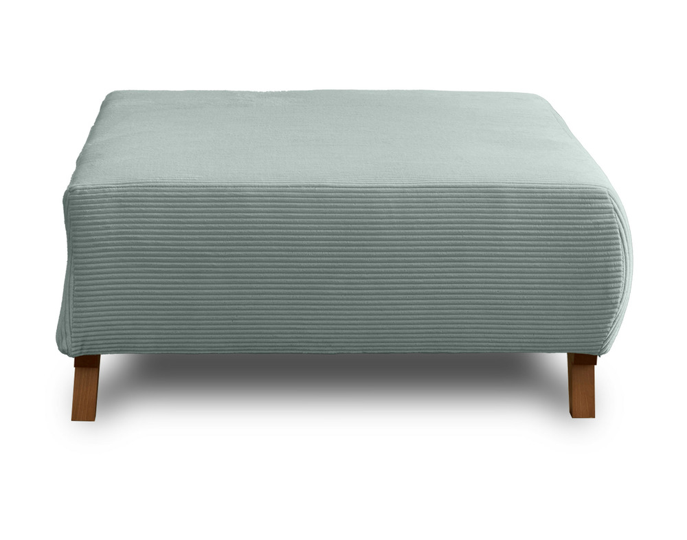 Cristal - pouf modulable - 95 cm - en velours côtelé