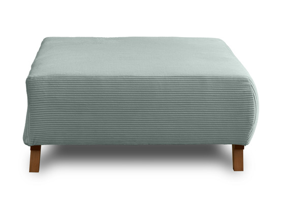 Cristal - pouf modulable - 95 cm - en velours côtelé