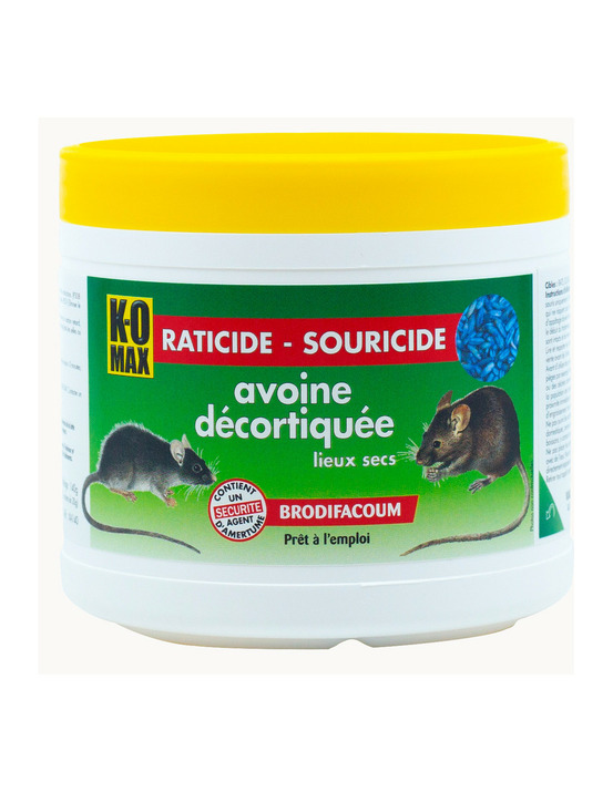 K-omax raticid souricid avoine 140g - k-omax