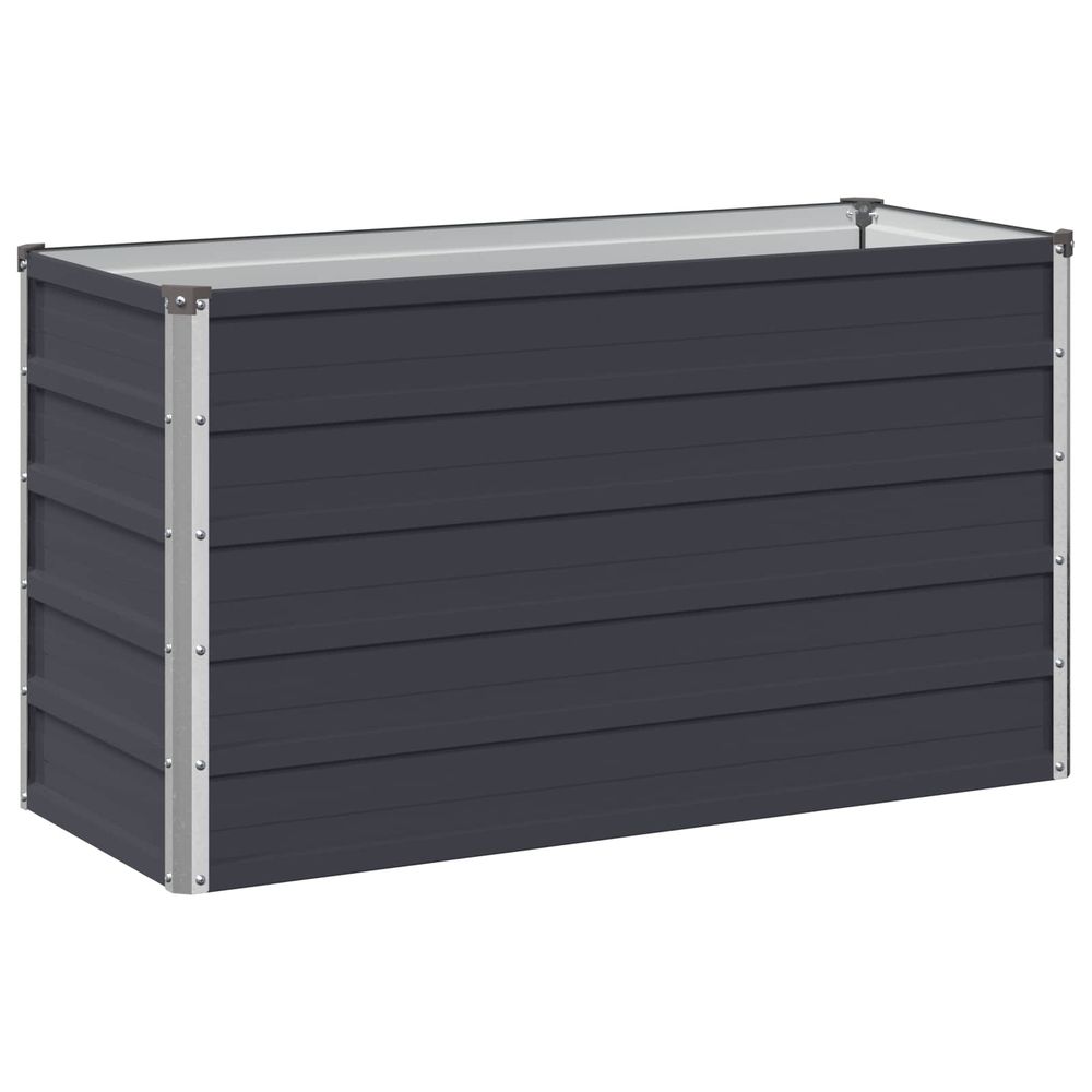 Jardin surélevé anthracite 100 x 40 x 55 cm