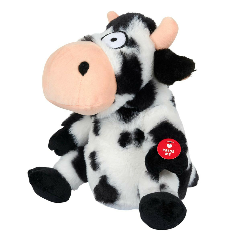 Peluche animée vache 