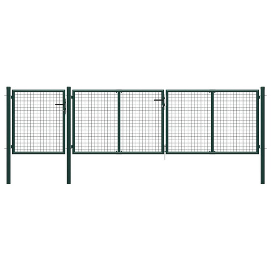 PORTAIL DE JARDIN ACIER 40018-(864134)