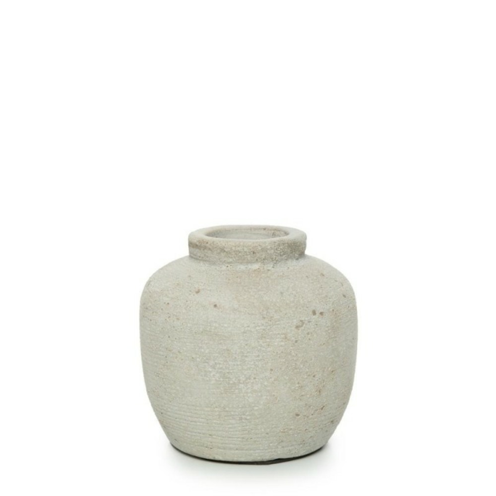 Vase en béton gris 13x13x14cm