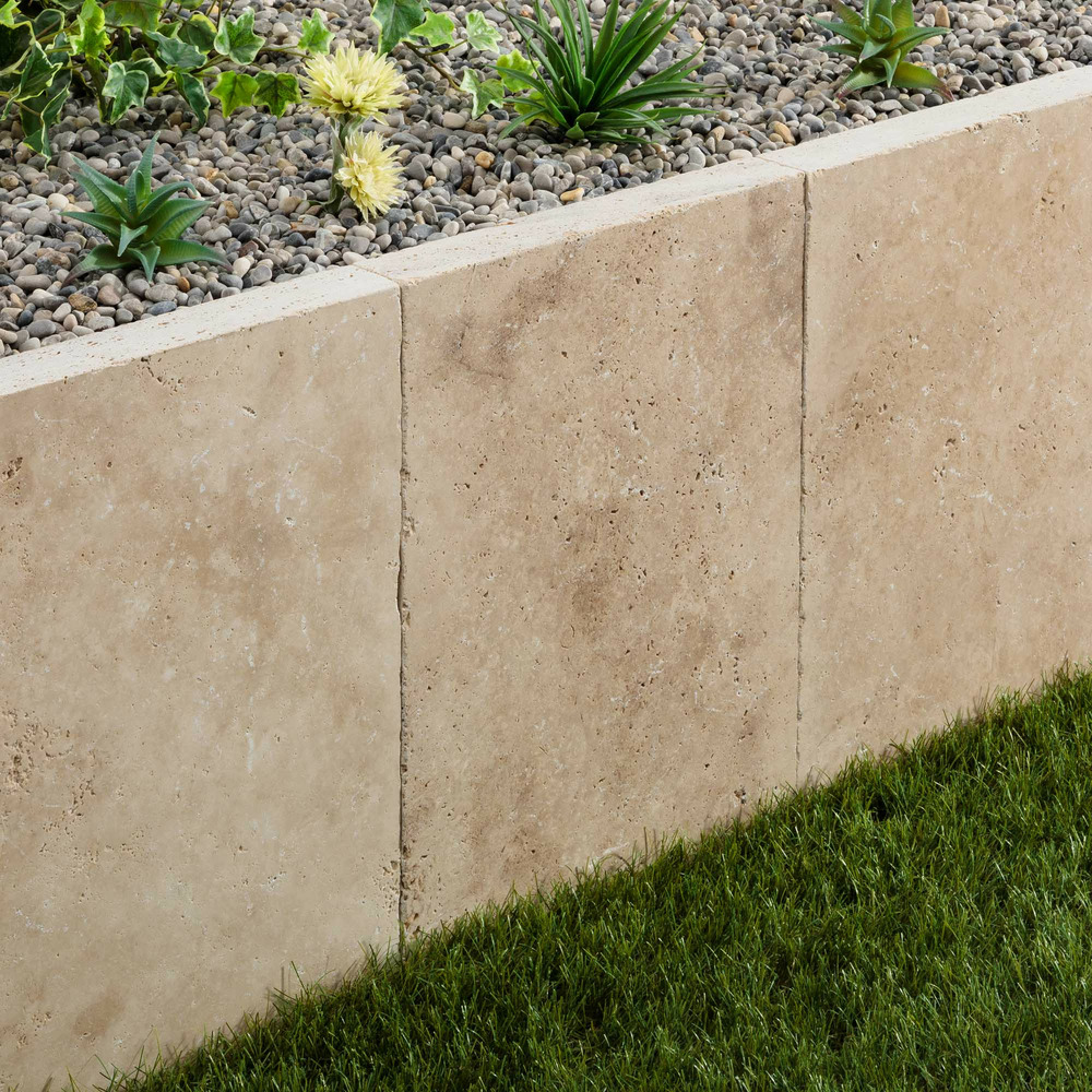 Palis travertin beige nuancé 61x33x5 cm (à l'unité) - ro'ma nature