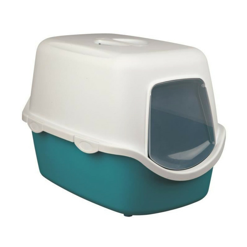 Maison de toilette vico 40 x 56 cm x h40 turquoise pour chat
