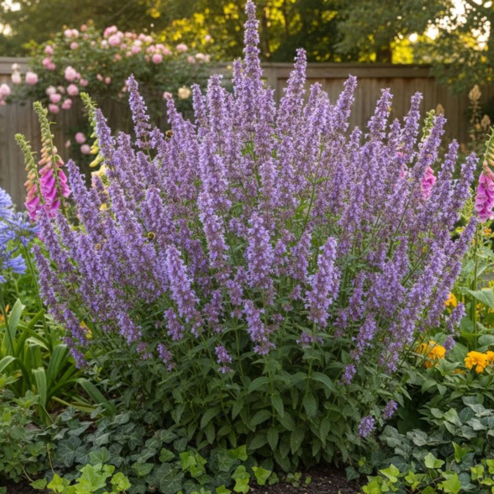 Herbe aux chats - menthe des chats parnassica, nepeta lot de 9 godets