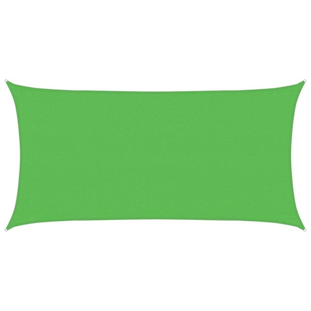 Voile d'ombrage 160 g/m² vert clair 3x6 m pehd