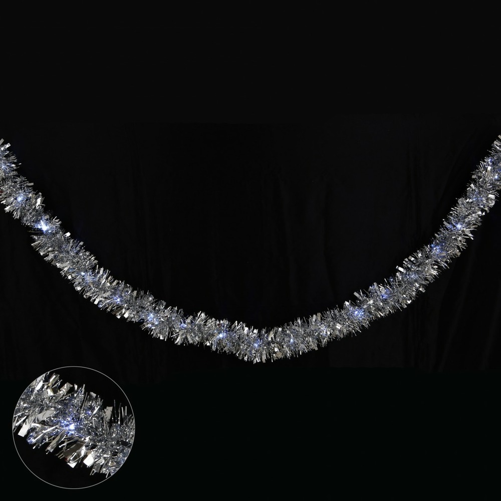 Guirlande lumineuse 2m argent