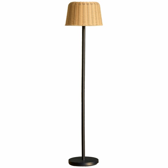 Lampadaire solaire mateo en polyrotin h160cm