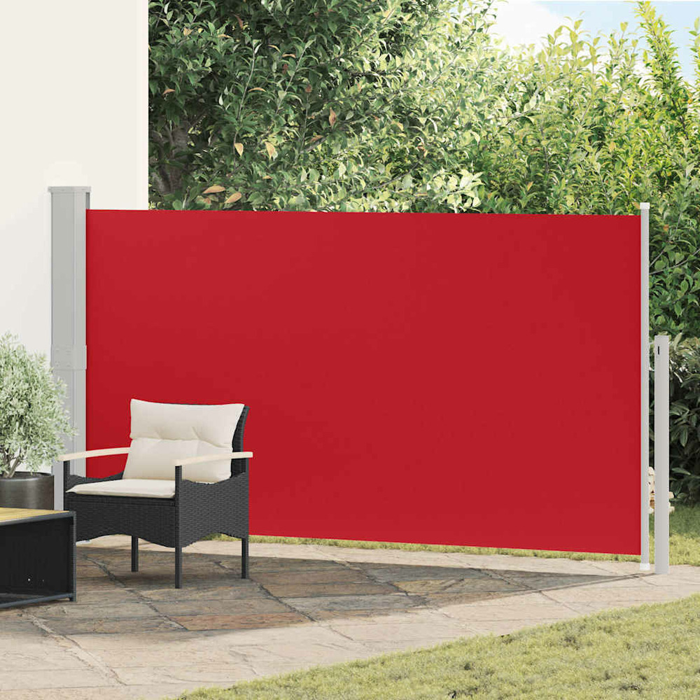 Auvent latéral de patio 160x300 cm rouge