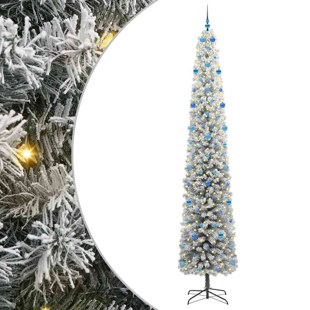 Sapin de noël artificiel vert 300 cm pvc et acier et plastique