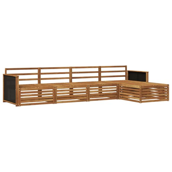 Ensemble de canapés d'extérieur 5 pc naturel