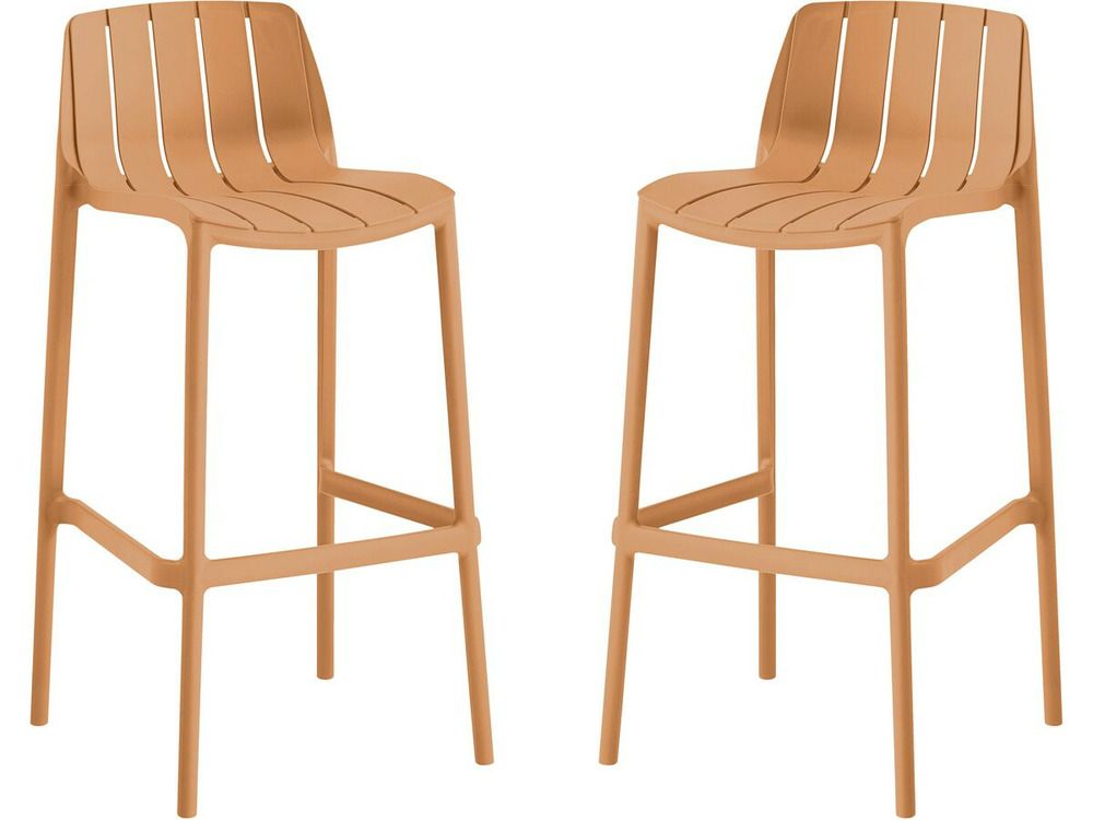 Lot de 2 chaises empilables 