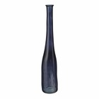 Mica decorations vase pinto - 18x18x100 cm - verre - noir