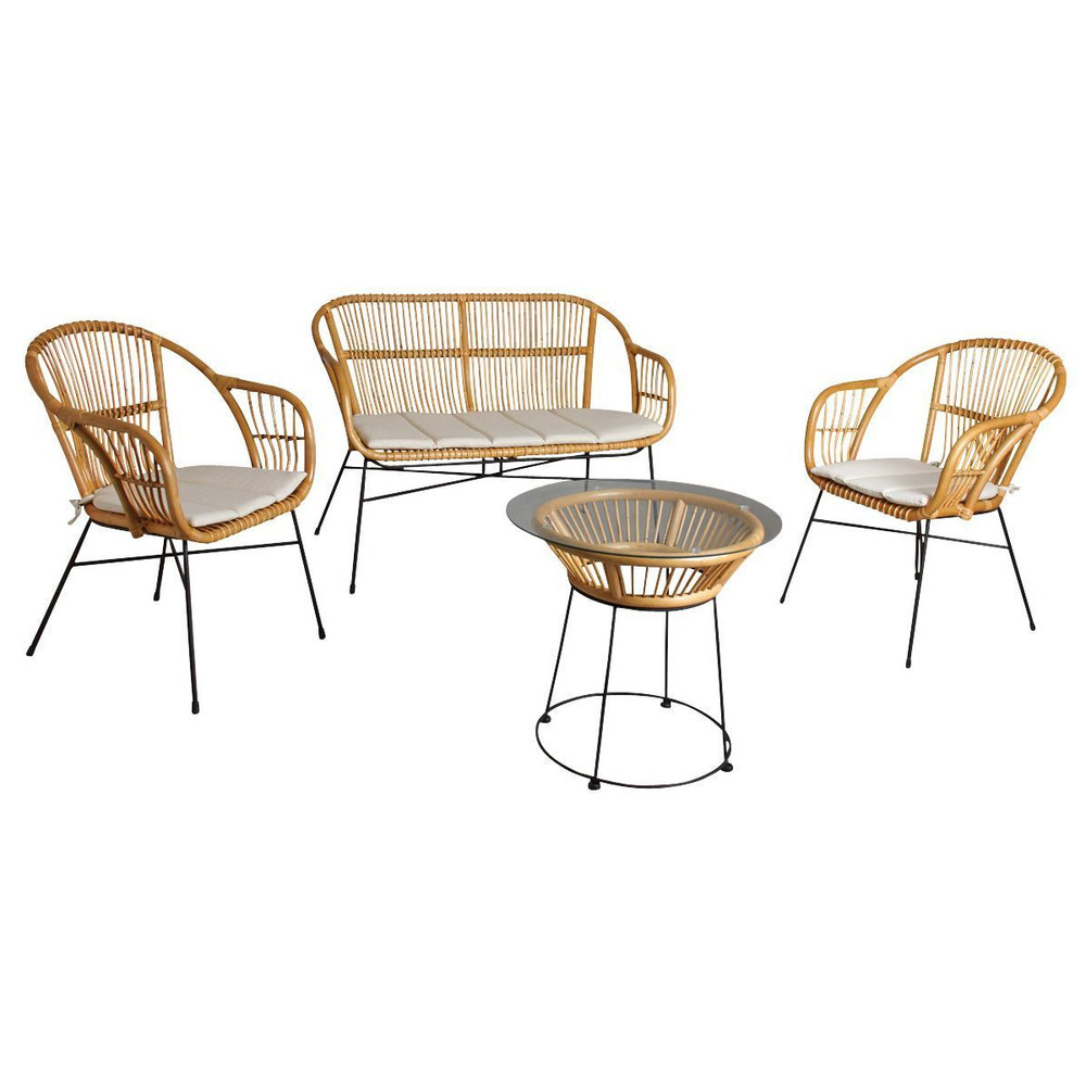 Salon andalas en rotin