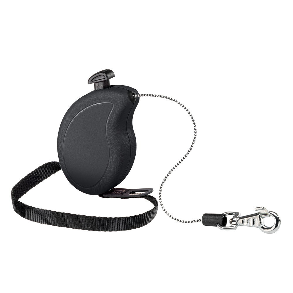 Ferplast laisse chien enrouleur flippy one, laisse pour petits chiens jusqu'à 8 kg. Cordon extensible max 3 m. Bouton de