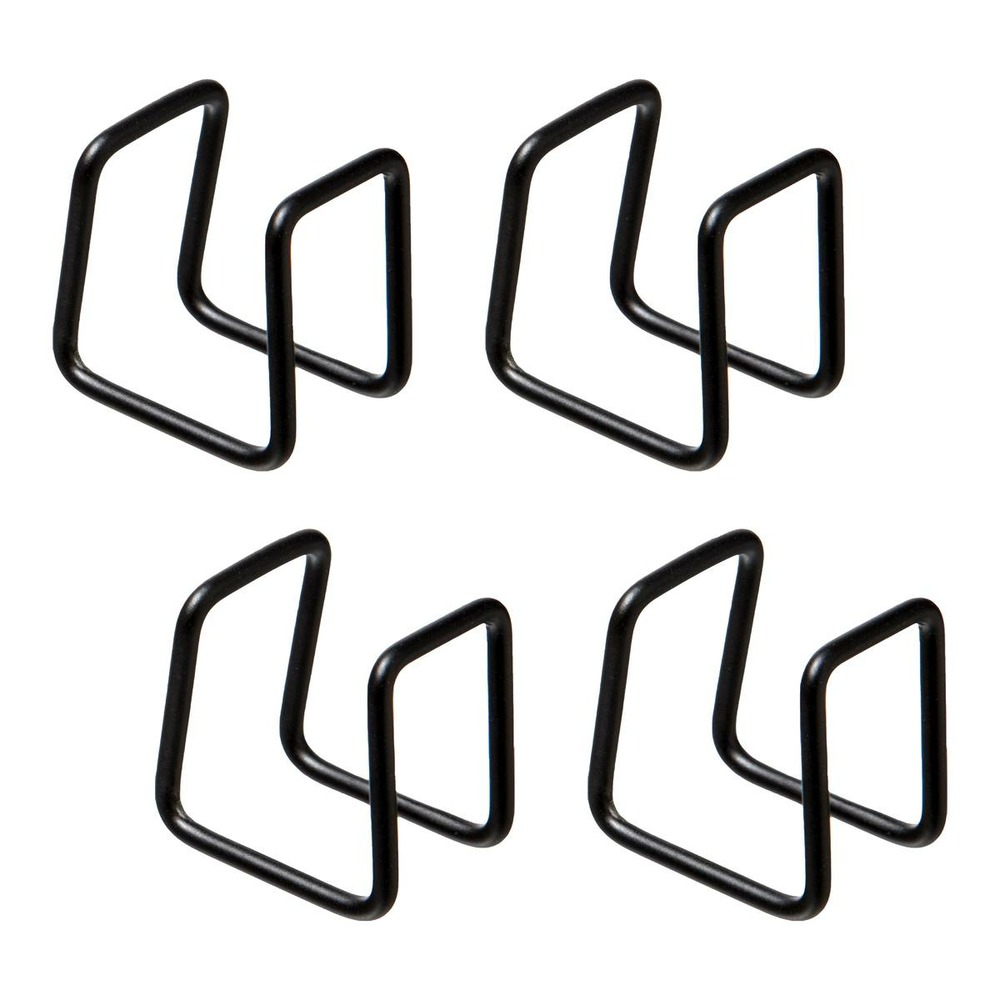 5five - 4 clips métals pour étagères 