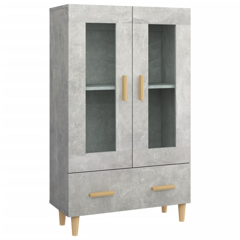 Buffet bahut commode armoire meuble de rangement organisateur cuisine salle de séjour salon haut 70 x 31 x 115 cm bois d'ingé