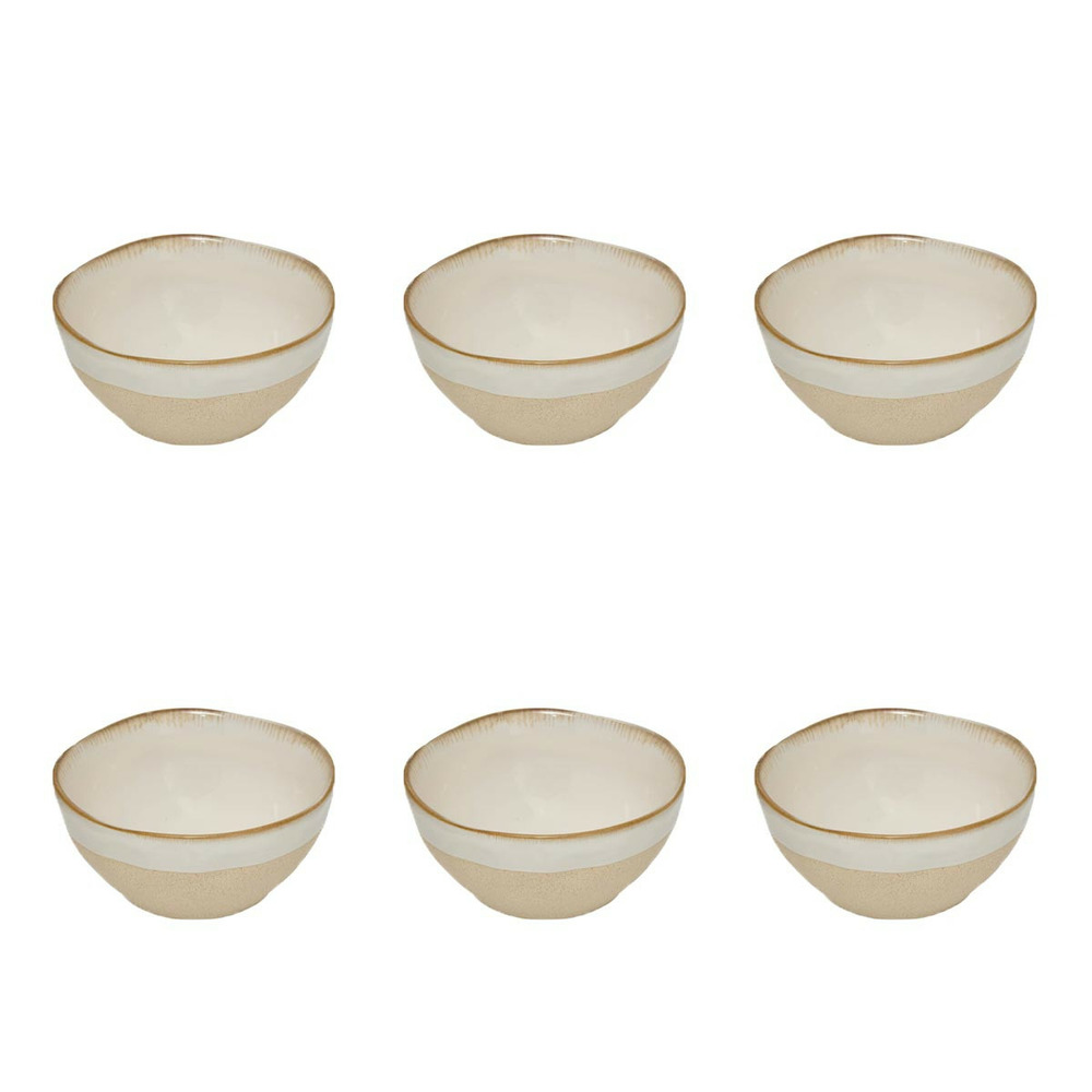 Lot de 6 bols en faïence 