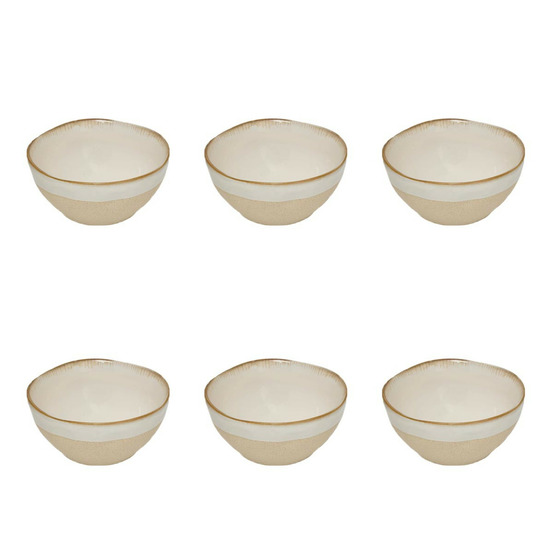 Lot de 6 bols en faïence