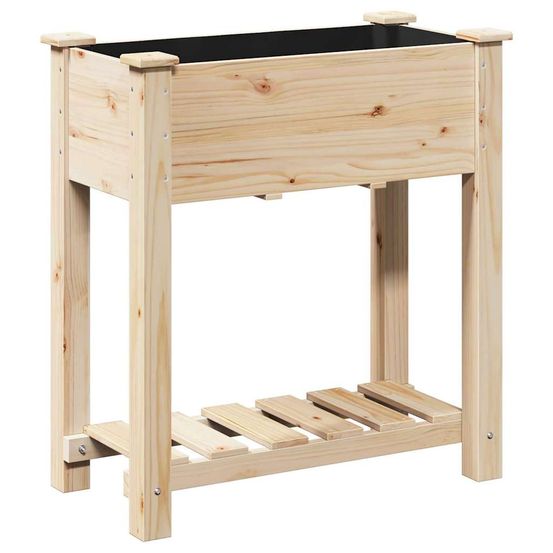 Cache-pot de jardin beige 71 x 37 x 76,5 cm