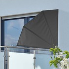 Écran de balcon 1,2 x 1,2 m noir polyester