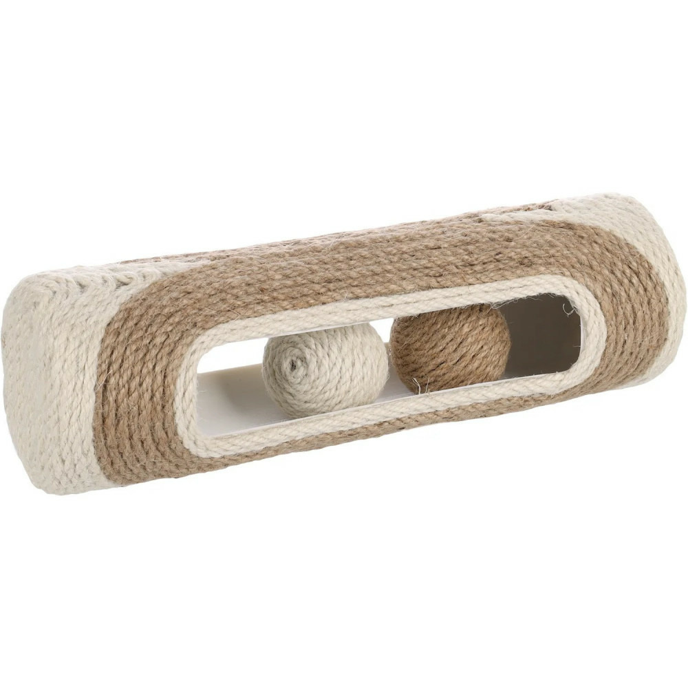 Tube cylindre avec balles ø 9.5 cm x 29 cm jouet pour chat