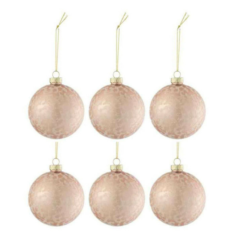 Lot de 6 boules de noël 