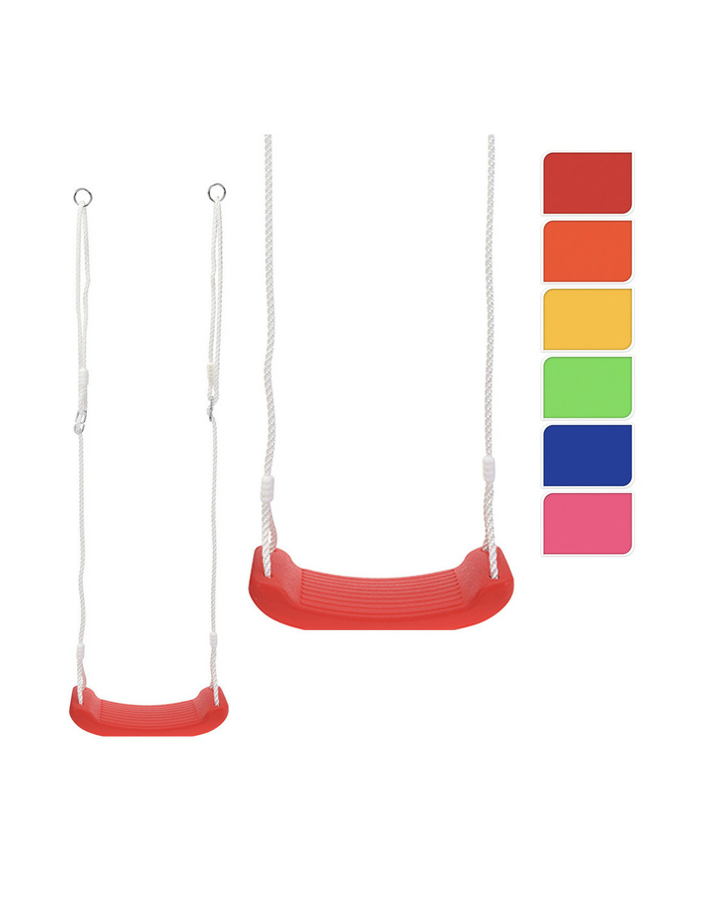 Balançoire couleurs assorties 42x16,5x2,5cm