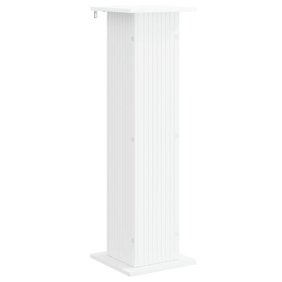Support de plante blanc 30,5 x 30 x 100,5 cm bois d'ingénierie